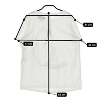 AMERICANA バッグファスナー ネコプリント 半袖Ｔシャツ カットソー ホワイト レディース アメリカーナ【中古】5-0612S∞
