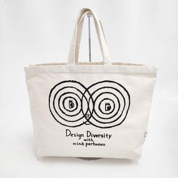 mina perhonen 新品 24SS Design diversity 定価4950円 acs9943 トートバッグ ベージュ レディース ミナペルホネン【中古】5-0404G◎
