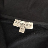 AMERICANA ハーフジップ スウェット スウェット ネイビー レディース アメリカーナ【中古】5-0204M∞