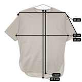 JOURNAL STANDARD relume レイヤードラウンド スリットTシャツ 半袖Ｔシャツ カットソー 23SS グレー メンズ ジャーナルスタンダードレリューム【中古】5-0612S∞