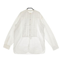 TODAYFUL Tuck Dress Shirts タックドレスシャツ ブラウス コットン 長袖シャツ ホワイト レディース トゥデイフル【中古】5-0204M∞