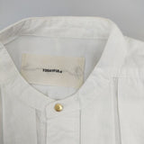 TODAYFUL Tuck Dress Shirts タックドレスシャツ ブラウス コットン 長袖シャツ ホワイト レディース トゥデイフル【中古】5-0204M∞