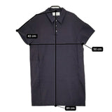 ironari 半袖 テニスワンピ I-14702 コットン ワンピース ネイビー レディース イロナリ【中古】5-0612S∞