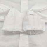 GALERIE VIE コードクロス ボックスシャツ 23-01-34-01002 定価24200円 長袖シャツ 23SS ホワイト レディース ギャルリーヴィー【中古】5-0328M♪