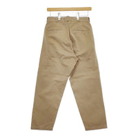 YAECA 166201 サイズ28 1タックパンツ チノパンツ ベージュ レディース ヤエカ【中古】4-1227M♪
