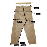 YAECA 166201 サイズ28 1タックパンツ チノパンツ ベージュ レディース ヤエカ【中古】4-1227M♪