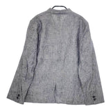 R&D.M.Co- リネン スタンドカラー ジャケット グレー レディース オールドマンズテーラー【中古】5-0224M∞