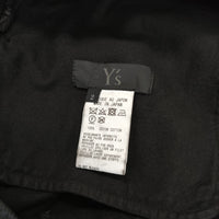 Y's 8oz BLACK DENIM SAROUEL PANTS YJ-P12-008 サイズ2 デニム サルエルパンツ 22SS ブラック レディース ワイズ/Yohji【中古】4-1219G♪