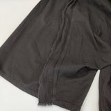 Y's 8oz BLACK DENIM SAROUEL PANTS YJ-P12-008 サイズ2 デニム サルエルパンツ 22SS ブラック レディース ワイズ/Yohji【中古】4-1219G♪