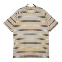THE NORTH FACE ショートスリーブマルチボーダーティー NT32455 半袖Ｔシャツ カットソー ベージュ メンズ ザノースフェイス【中古】5-0612S∞