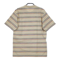 THE NORTH FACE ショートスリーブマルチボーダーティー NT32455 半袖Ｔシャツ カットソー ベージュ メンズ ザノースフェイス【中古】5-0612S∞