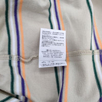 THE NORTH FACE ショートスリーブマルチボーダーティー NT32455 半袖Ｔシャツ カットソー ベージュ メンズ ザノースフェイス【中古】5-0612S∞