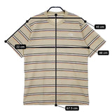 THE NORTH FACE ショートスリーブマルチボーダーティー NT32455 半袖Ｔシャツ カットソー ベージュ メンズ ザノースフェイス【中古】5-0612S∞