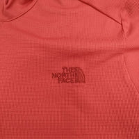 THE NORTH FACE ショートスリーブ アルファドライ ジップアップ NTW11517 半袖Ｔシャツ カットソー レッド レディース ザノースフェイス【中古】5-0612S∞