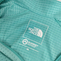 THE NORTH FACE NT12122 エクスペディションドライドットジップハイ WL 長袖Ｔシャツ カットソー ロンＴ ライトブルー レディース ザノースフェイス【中古】5-0204M∞