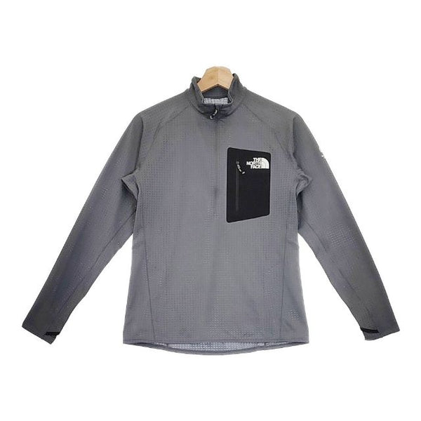 THE NORTH FACE エクスペディションドライドットジップハイ WM 長袖Ｔシャツ カットソー ロンＴ グレー レディース ザノースフェイス【中古】5-0204M∞