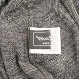 MAXIM リネンコットン 透かし編み 帽子 ニットキャップ チャコールグレー レディース マキシム【中古】5-0625M◎