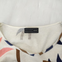 mina perhonen ga8163 mina時代 breeze 長袖Ｔシャツ カットソー ロンＴ ホワイト レディース ミナペルホネン【中古】4-1227M♪