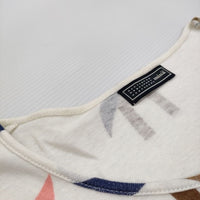 mina perhonen ga8163 mina時代 breeze 長袖Ｔシャツ カットソー ロンＴ ホワイト レディース ミナペルホネン【中古】4-1227M♪