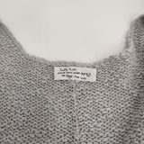 Sally Scott コットンリネンニット ボレロ サイズM カーディガン グレー レディース サリースコット【中古】5-0328M♪