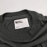 MHL. 595-4168555 FINE COTTON JERSEY 半袖Ｔシャツ カットソー 24SS カーキ レディース エムエイチエル【中古】5-0612S∞