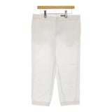 MARGARET HOWELL 578-7142016 HIGH TWIST COTTON LINEN サイズ2 パンツ ホワイト レディース マーガレットハウエル【中古】5-0328M♪