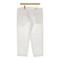 MARGARET HOWELL 578-7142016 HIGH TWIST COTTON LINEN サイズ2 パンツ ホワイト レディース マーガレットハウエル【中古】5-0328M♪