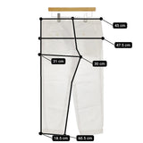 MARGARET HOWELL 578-7142016 HIGH TWIST COTTON LINEN サイズ2 パンツ ホワイト レディース マーガレットハウエル【中古】5-0328M♪