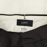 LOEFF antelope別注 2タックパンツ アンテロープ別注 8814-217-0067 サイズ0 パンツ ブラック レディース ロエフ【中古】4-1219M♪