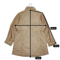 GEORGES RECH ジョルジュレッシュ シャンブレーメモリータフタマウンテンパーカー 定価24750円 PHJJS-41450 ベージュ レディース【中古】5-0328M♪
