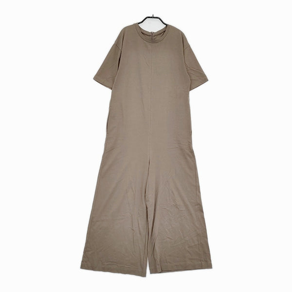 Plage nep cotton オールインワン 定価20900円 サイズ36 半袖 オールインワン ツナギ 23SS グレージュ レディース プラージュ【中古】5-0608S♪