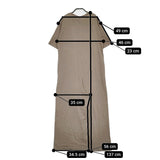 Plage nep cotton オールインワン 定価20900円 サイズ36 半袖 オールインワン ツナギ 23SS グレージュ レディース プラージュ【中古】5-0608S♪