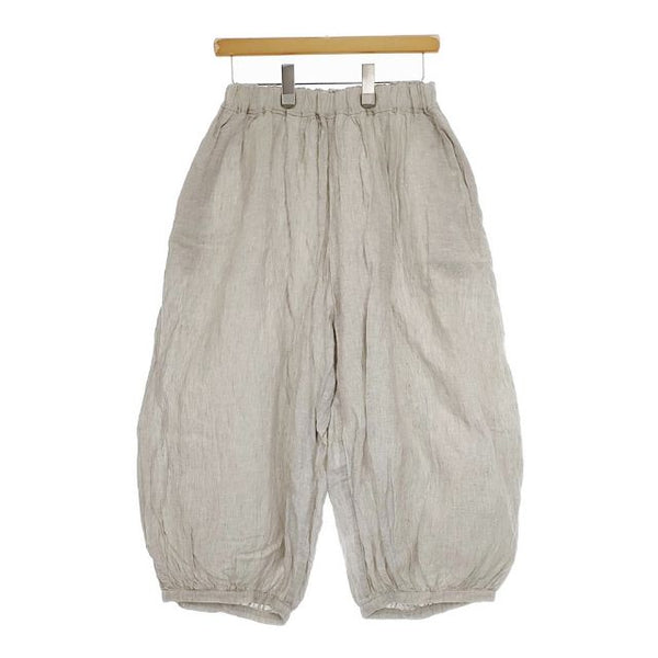 100% a hundred percent +2 リネンワイドイージーパンツ 2224034 パンツ グレー レディース ワンハンドレッドパーセント【中古】5-0407M∞