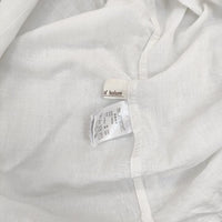 a+koloni レースカラー リネン ブラウス シャツ ホワイト レディース コロニー【中古】5-0407M∞