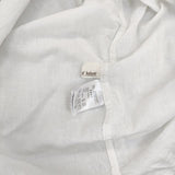 a+koloni レースカラー リネン ブラウス シャツ ホワイト レディース コロニー【中古】5-0407M∞