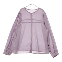 Kelen LKL22HBL15 F/B 2WAY BLOUSE ブラウス シャツ パープル レディース ケレン【中古】5-0102M∞