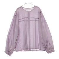 Kelen LKL22HBL15 F/B 2WAY BLOUSE ブラウス シャツ パープル レディース ケレン【中古】5-0102M∞