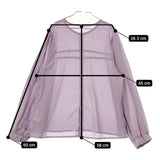 Kelen LKL22HBL15 F/B 2WAY BLOUSE ブラウス シャツ パープル レディース ケレン【中古】5-0102M∞