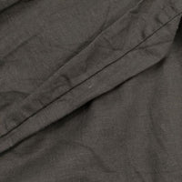 le ciel a temps doux フリルカラー コットンリネン ブラウス シャツ ブラック レディース ルシエルタンドゥース【中古】5-0328M♪