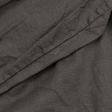 le ciel a temps doux フリルカラー コットンリネン ブラウス シャツ ブラック レディース ルシエルタンドゥース【中古】5-0328M♪