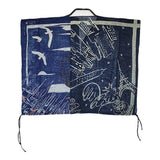 45R/45rpm 45周年記念 バンダナパッチワークのMシャツ（再び・インディゴ）紺 レディース フォーティーファイブアールピーエム【中古】5-0608S♪