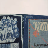 45R/45rpm 45周年記念 バンダナパッチワークのMシャツ（再び・インディゴ）紺 レディース フォーティーファイブアールピーエム【中古】5-0608S♪