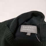 MARGARET HOWELL 579-326005 WASHABLE EXTRA FINE MERINO タートルネック セーター  ニット 23AW ブラック メンズ マーガレットハウエル【中古】4-1127T∞