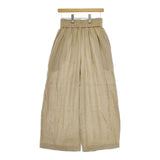 JOURNAL STANDARD L'essage リネンキャンバスワイドイージーパンツ 定価18700円 パンツ 24SS ベージュ レディース ジャーナルスタンダードレサージュ【中古】5-0224M∞