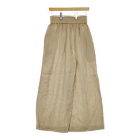 JOURNAL STANDARD L'essage リネンキャンバスワイドイージーパンツ 定価18700円 パンツ 24SS ベージュ レディース ジャーナルスタンダードレサージュ【中古】5-0224M∞