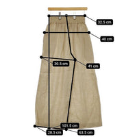 JOURNAL STANDARD L'essage リネンキャンバスワイドイージーパンツ 定価18700円 パンツ 24SS ベージュ レディース ジャーナルスタンダードレサージュ【中古】5-0224M∞