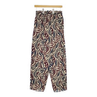 JOURNAL STANDARD L'essage TI LEAF イージーパンツ 定価24200円 総柄  パンツ 23SS ベージュ レディース ジャーナルスタンダードレサージュ【中古】5-0407G∞