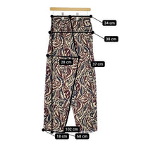 JOURNAL STANDARD L'essage TI LEAF イージーパンツ 定価24200円 総柄  パンツ 23SS ベージュ レディース ジャーナルスタンダードレサージュ【中古】5-0407G∞