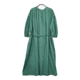 Boutique Ordinary B021-238D ペチスカート付き コットンドレス ワンピース グリーン レディース ブティークオーディナリー【中古】5-0407M∞