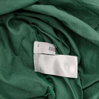 Boutique Ordinary B021-238D ペチスカート付き コットンドレス ワンピース グリーン レディース ブティークオーディナリー【中古】5-0407M∞